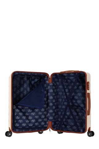 Handbagagetrolley en Grote Trolley Prado (S/L) - Crèmekleurig - 55/75 cm