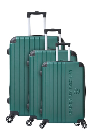Set van 3 Trolleys (S/M/L) Bari - Groen - 55/65/75 cm