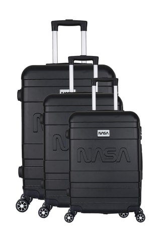 Set van 3 Trolleys (S/M/L) Endea - Zwart - 55/65/75 cm