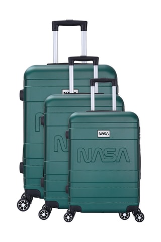 Set van 3 Trolleys (S/M/L) Endea - Groen - 55/65/75 cm
