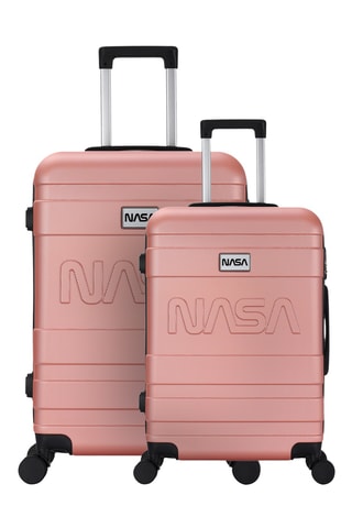 Handbagagetrolley en Weekendtrolley (S/M) Endea - Roze - 55/65 cm