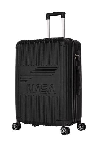 Weekendtrolley en Grote Trolley Nasa (S/L) Enter - Zwart - 55/75 cm