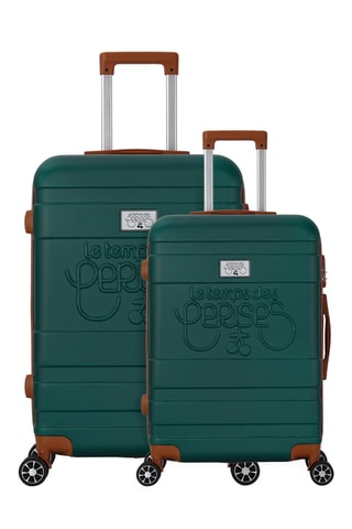 Handbagagetrolley en Grote Trolley Capucine (S/L) - Groen - 55/75 cm