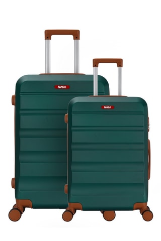 Weekendtrolley en Grote Trolley (M/L) Nasa Falcon - Groen - 65/75 cm