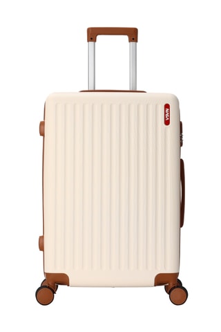 Weekendtrolley (M) Glenn - Crèmekleurig - 65 cm