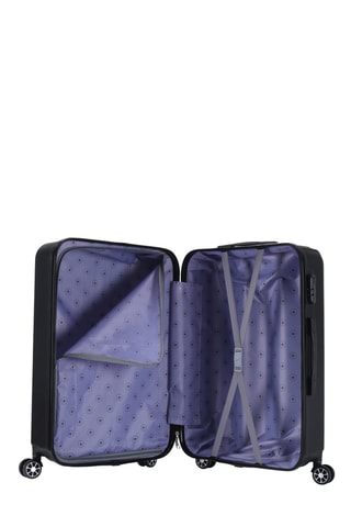 Handbagagetrolley en Grote Trolley Nasa Saturn (S/L) - Zwart - 55/75 cm