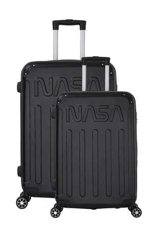 Handbagagetrolley en Weekendtrolley (S/M) Voyager - Zwart - 55/65 cm