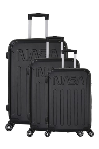 Set van 3 Trolleys (S/M/L) Voyager - Zwart - 55/65/75 cm