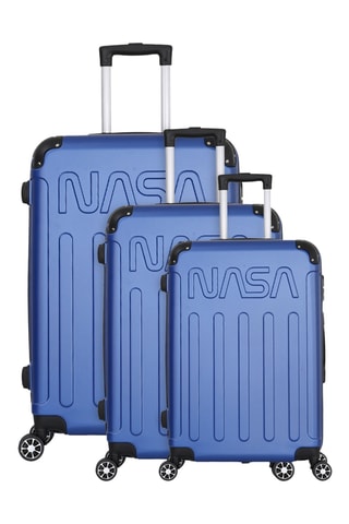 Set van 3 Trolleys (S/M/L) Voyager - Blauw - 55/65/75 cm