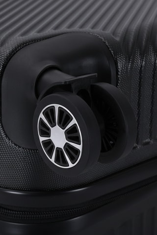 Handbagagetrolley (S) Opera en Beautycase - Zwart - 55/30 cm