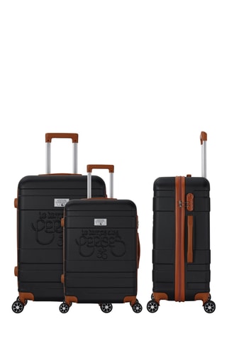 Set van 3 Trolleys (S/M/L) Capucine - Zwart - 55/65/75 cm