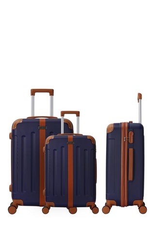 Set van 3 Trolleys (S/M/L) Tuileries - Marineblauw - 55/65/75 cm