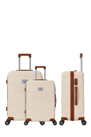 Set van 3 Trolleys (S/M/L) Capucine - Crèmekleurig - 55/65/75 cm