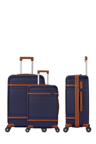 Set van 3 Trolleys (S/M/L) Cassis - Marineblauw - 55/65/75 cm