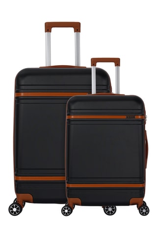 Weekendtrolley en Grote Trolley (M/L) Cassis - Zwart - 65/75 cm