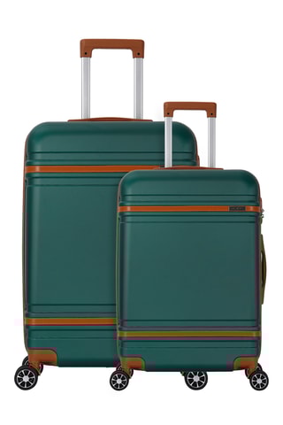 Handbagagetrolley en Weekendtrolley (S/M) Cassis - Groen - 55/65 cm