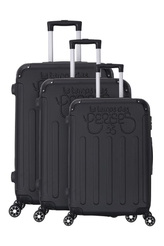 Set van 3 Trolleys (S/M/L ) Java - Zwart - 55/65/75 cm