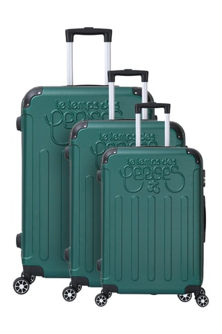 Set van 3 Trolleys (S/M/L ) Java - Groen - 55/65/75 cm