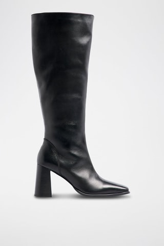 Stivali in pelle - Nero