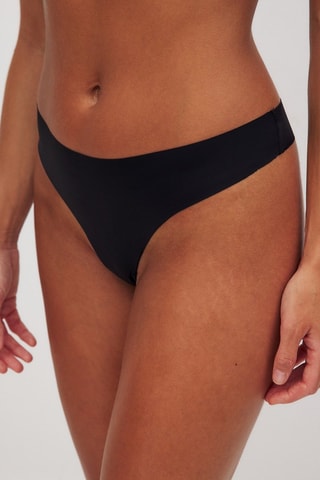 3 perizomi - Nero