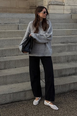 Maglia - Grigio chiaro melange