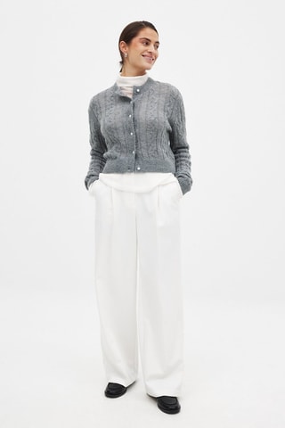 Cardigan - Grigio chiaro melange