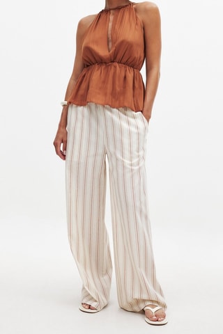 Pantaloni straight - Bianco