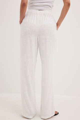Pantaloni wide legs - Bianco