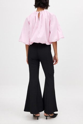 Pantaloni flare - Nero