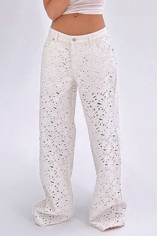 Jeans straight - Bianco