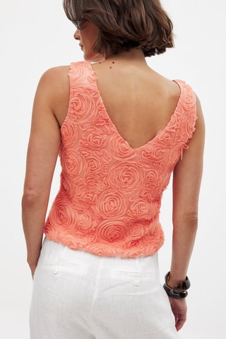 Top regular fit - Coral