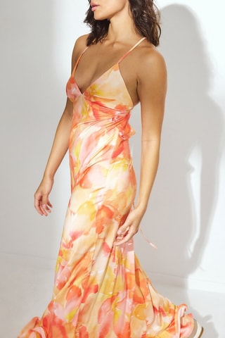 Abito lungo - Arancione