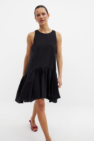 Abito a trapezio - Nero