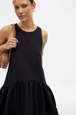 Abito a trapezio - Nero