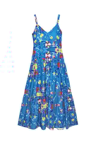 Abito lungo - Blu elettrico