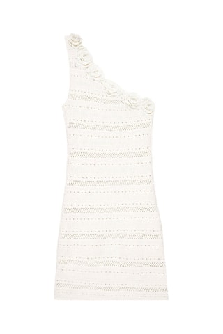 Abito asimmetrico - Bianco