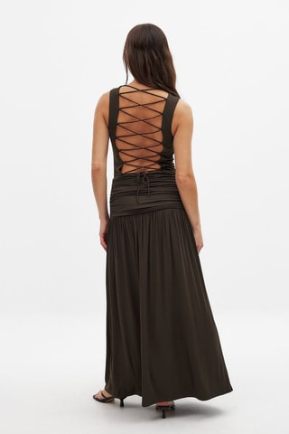 Abito lungo - Marrone