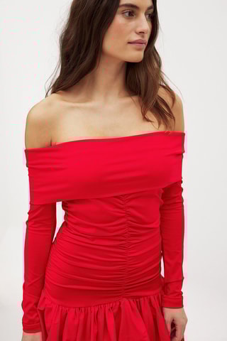 Abito a vita bassa - Rosso