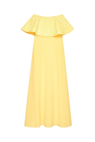 Abito bustier - Giallo