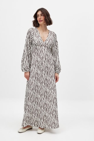 Abito lungo - Bianco e nero