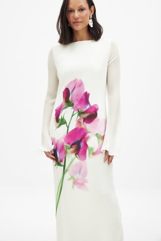 Abito plissé - Bianco