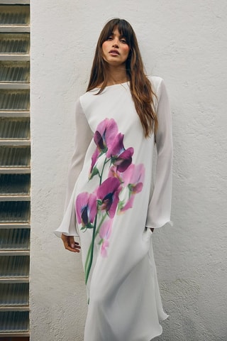 Abito plissé - Bianco