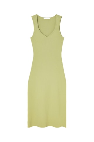 Abito midi - Verde chiaro