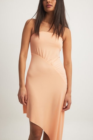 Abito bustier - Salmone