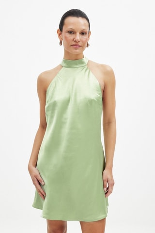 Abito a trapezio - Verde chiaro