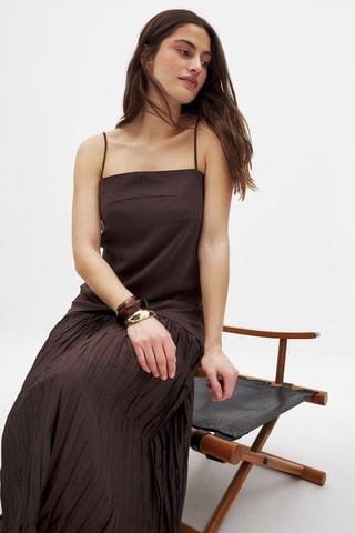 Abito lungo - Marrone