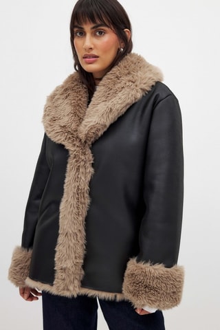 Giacca - Nero e beige