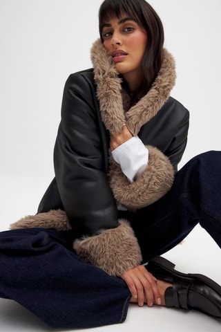 Giacca - Nero e beige