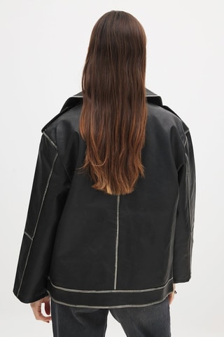 Giubbotto oversize - Nero