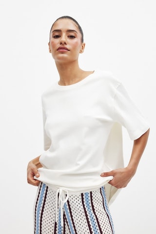 T-shirt oversize - Bianco